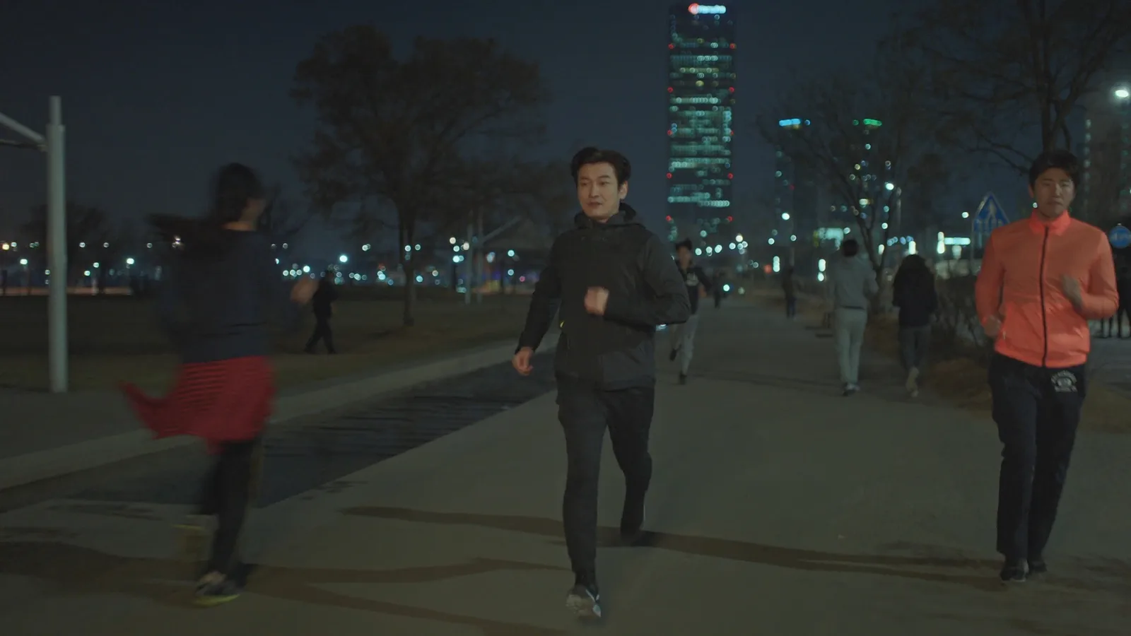 여의도한강공원 · 비밀의숲 촬영 장면 1