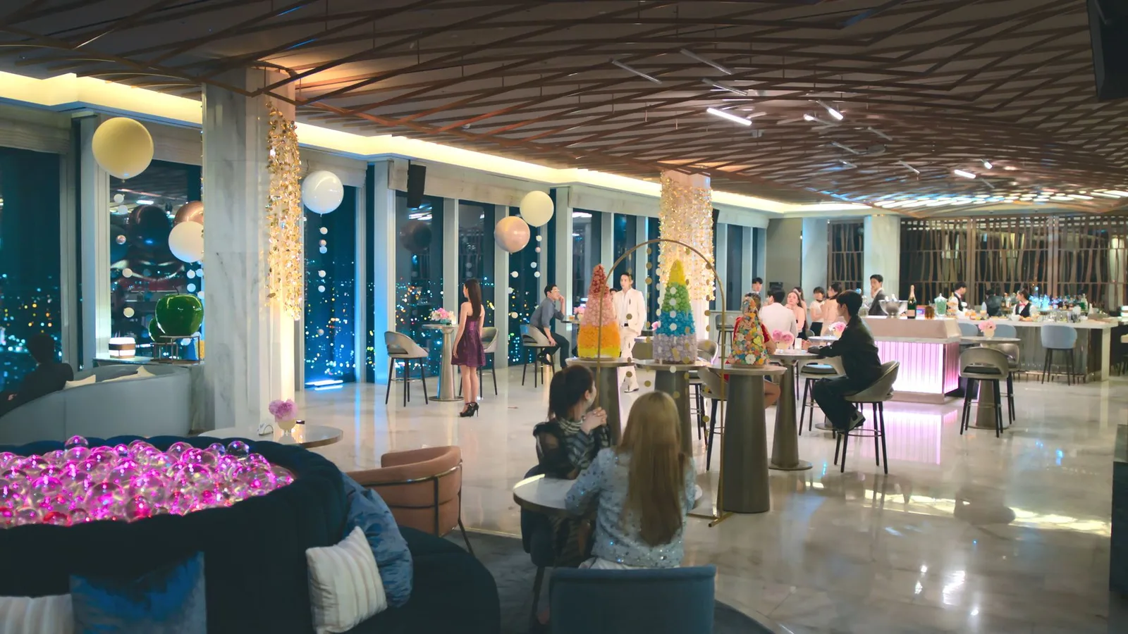 제주 드림타워 스카이뷰 라운지 38 드라마 장면 2
