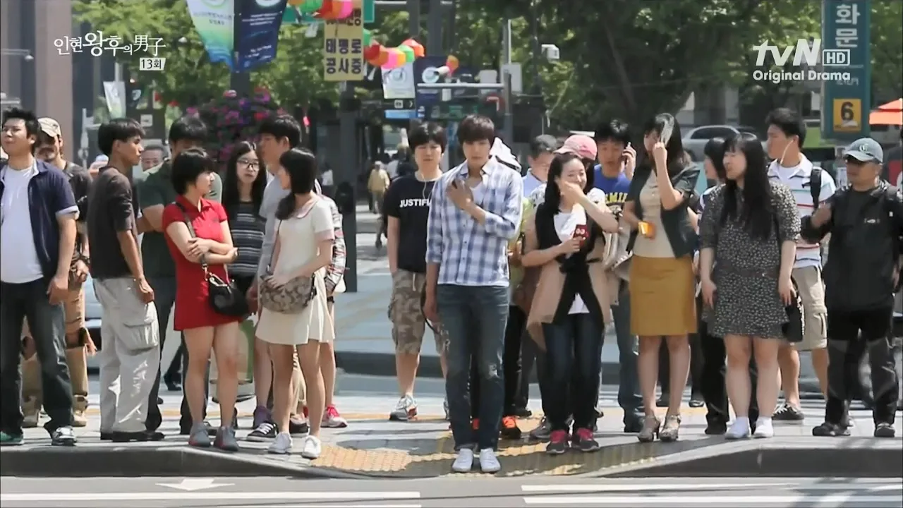 세종대로사거리 · 인현왕후의남자 촬영 장면 3
