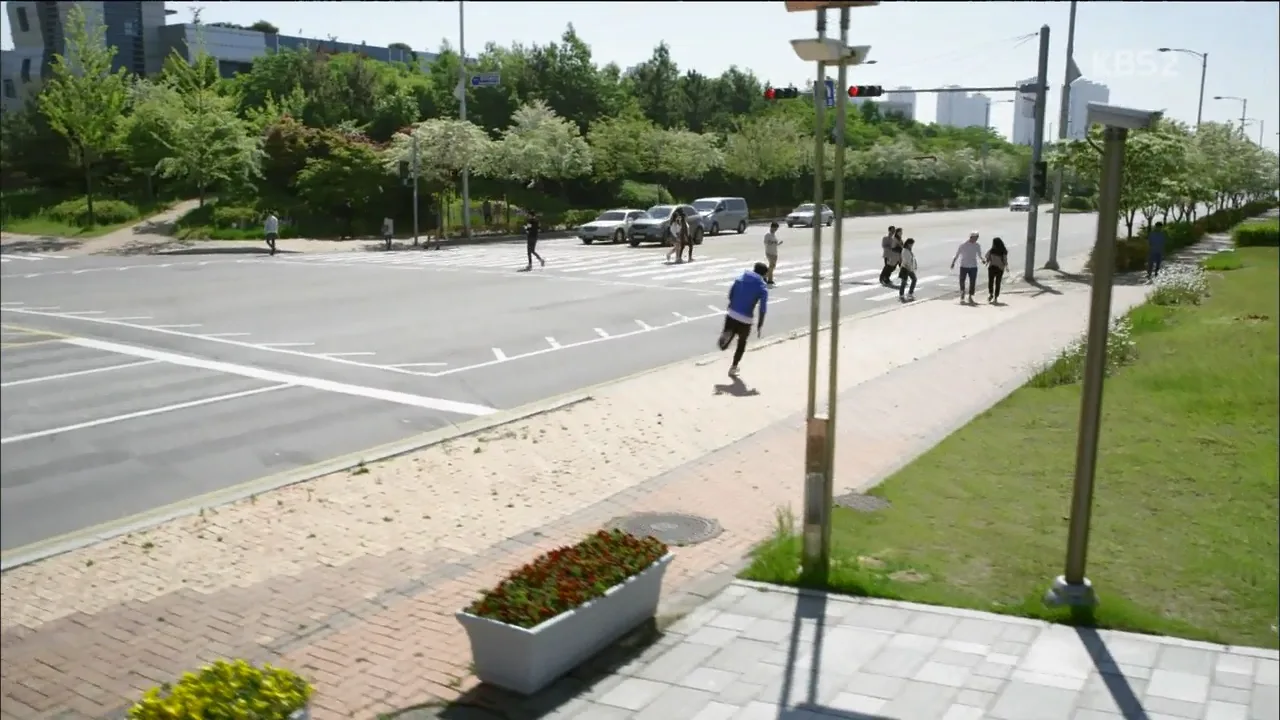 인천대학교 송도캠퍼스 · 후아유 촬영 장면 1